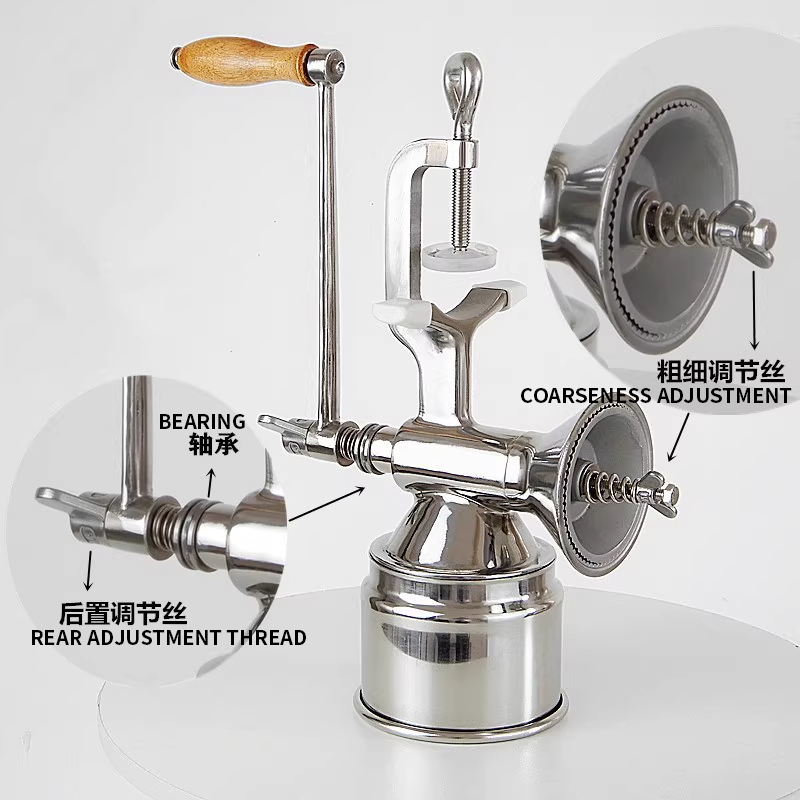 Grain Mill Grinder Hand Crank - Professional Manual Grain Grinder Hand Crank