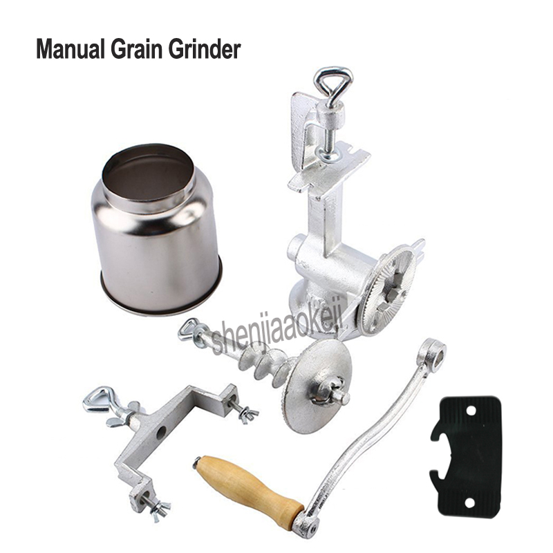 Grain Mill Grinder Hand Crank - Macinino per cereali a manovella Spezie