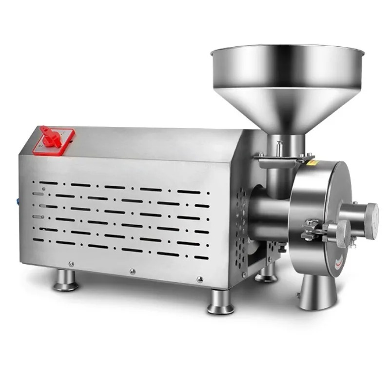 Corn Grinder Machine Electric - Macinacereali Elettrico Commerciale 2500W in Acciaio
