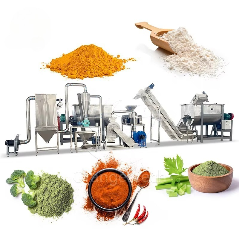 Sugar Powder Grinding Machine - Macchina Personalizzata per Confezionamento e Miscelazione