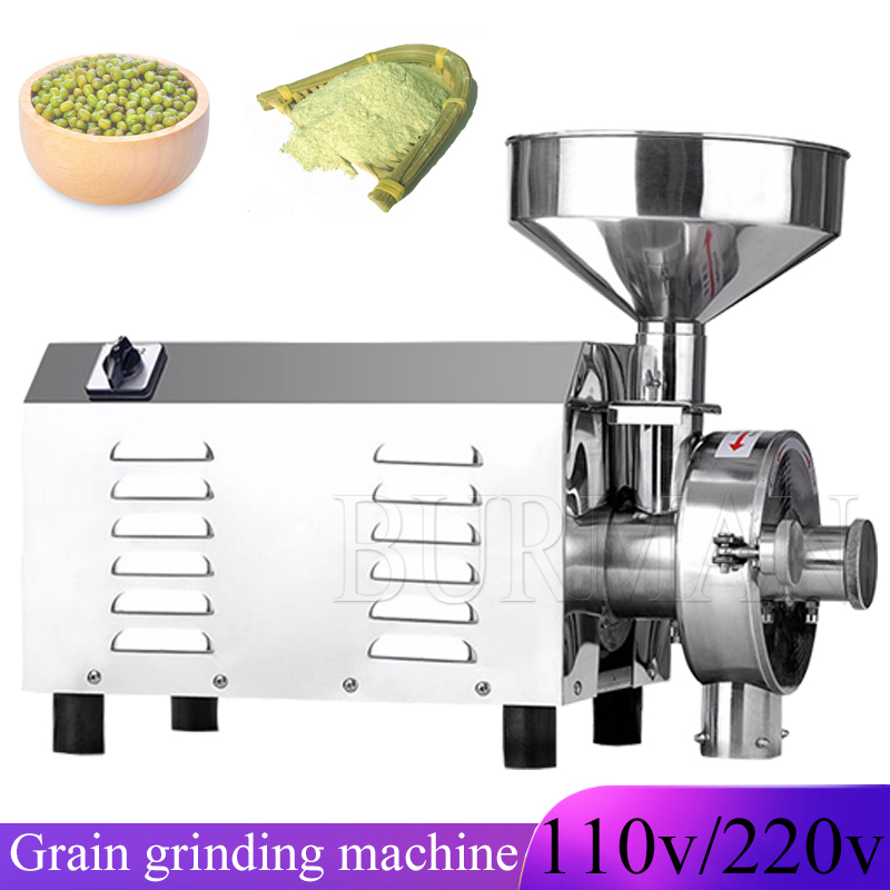Dry Grain Grinder Stainless Steel - Macinatore elettrico per spezie, macinino per