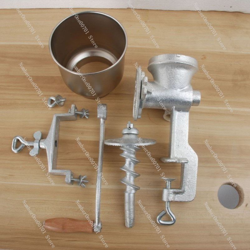 Grain Mill Grinder Hand Crank - Smerigliatrice manuale in ghisa placcata in