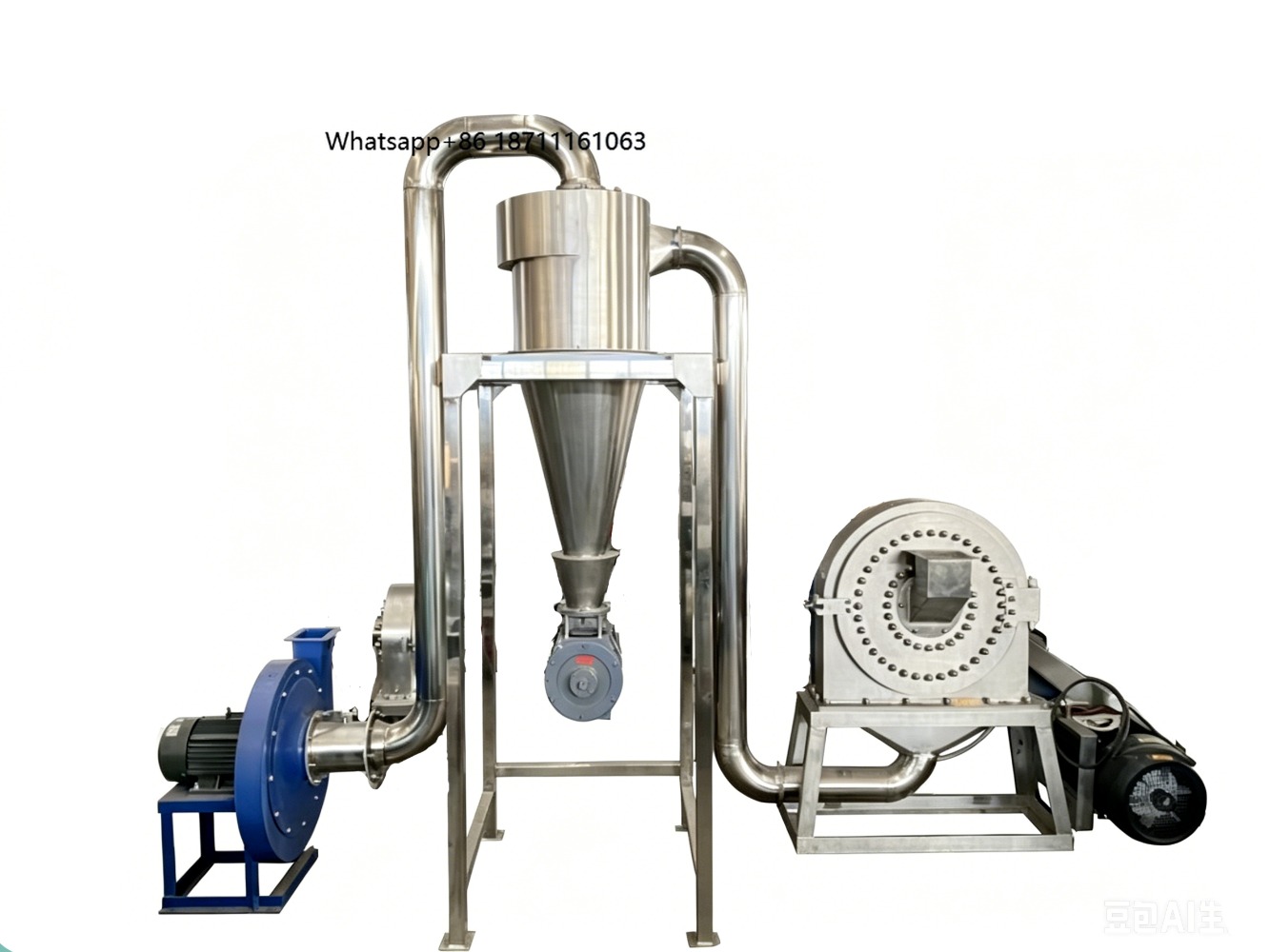 Industrial Hammer Mill Grinder - Mulino Industriale Multifunzione per Riso, Riso