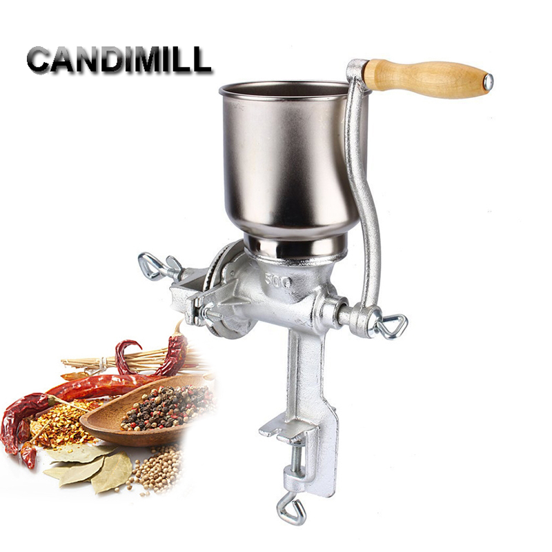 Grain Mill Grinder Hand Crank - CANDIMILL Smerigliatrice per cereali a manovella