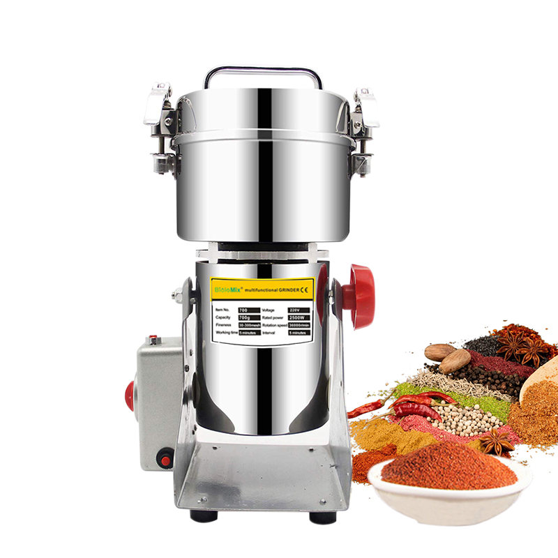 Electric Grain Mill 2500W - BioloMix Macinacaffè per alimenti secchi 800g