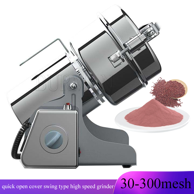 Electric Grain Mill 2500W - Mulino Elettrico Domestico per Farina, Polveri,
