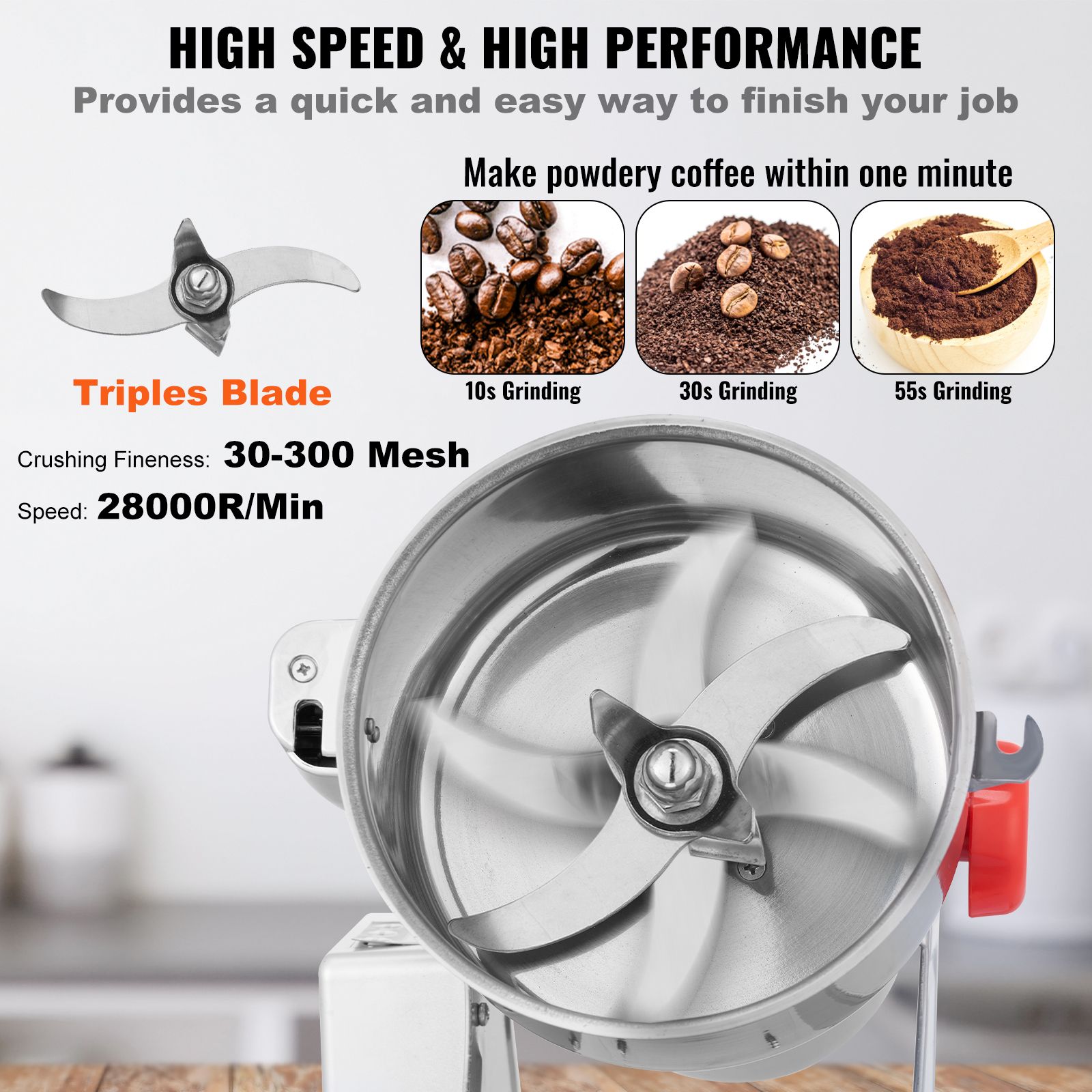 Macinatore Elettrico per Cerea - Spice Grinder Machine Commercial 1000G recensione e prezzo