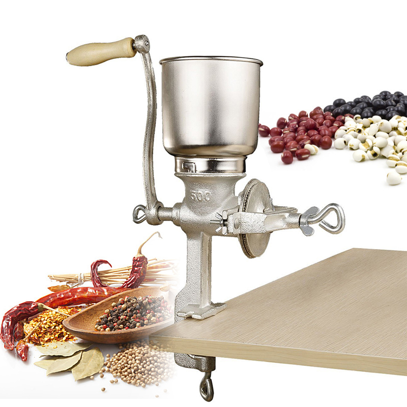 Macinino per cereali a manovel - Grain Mill Grinder Hand Crank recensione e prezzo