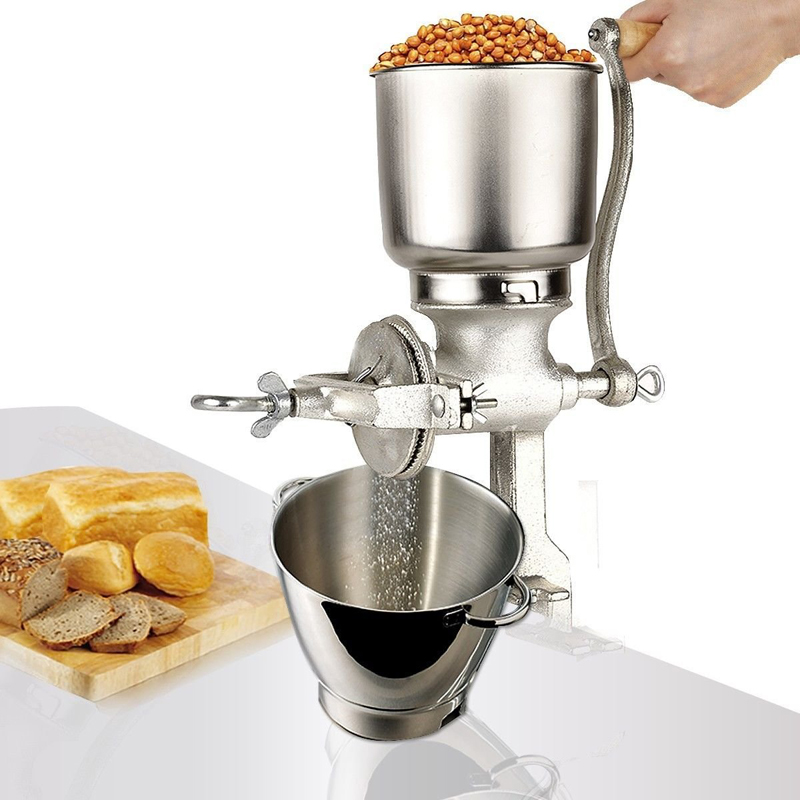 Macinino per cereali a manovel - Grain Mill Grinder Hand Crank recensione e prezzo