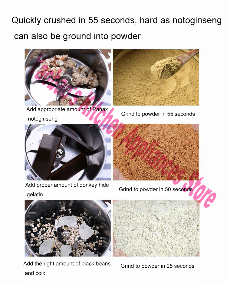 Macinatore da tavolo 1400W per - Ultra Fine Powder Grinder Machine recensione e prezzo