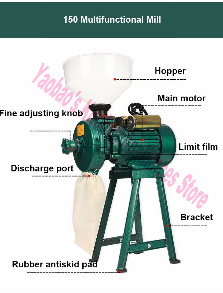 Smerigliatrice professionale p - Electric Grain Mill 2500W recensione e prezzo