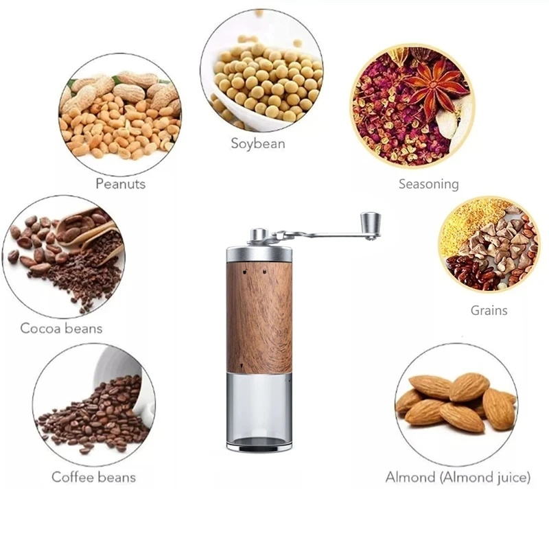 Macinacaffè manuale portatile  - Grain Mill Grinder Hand Crank recensione e prezzo