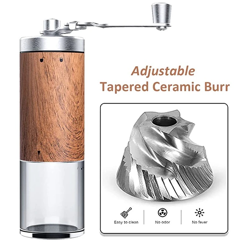 Macinacaffè manuale portatile  - Grain Mill Grinder Hand Crank recensione e prezzo