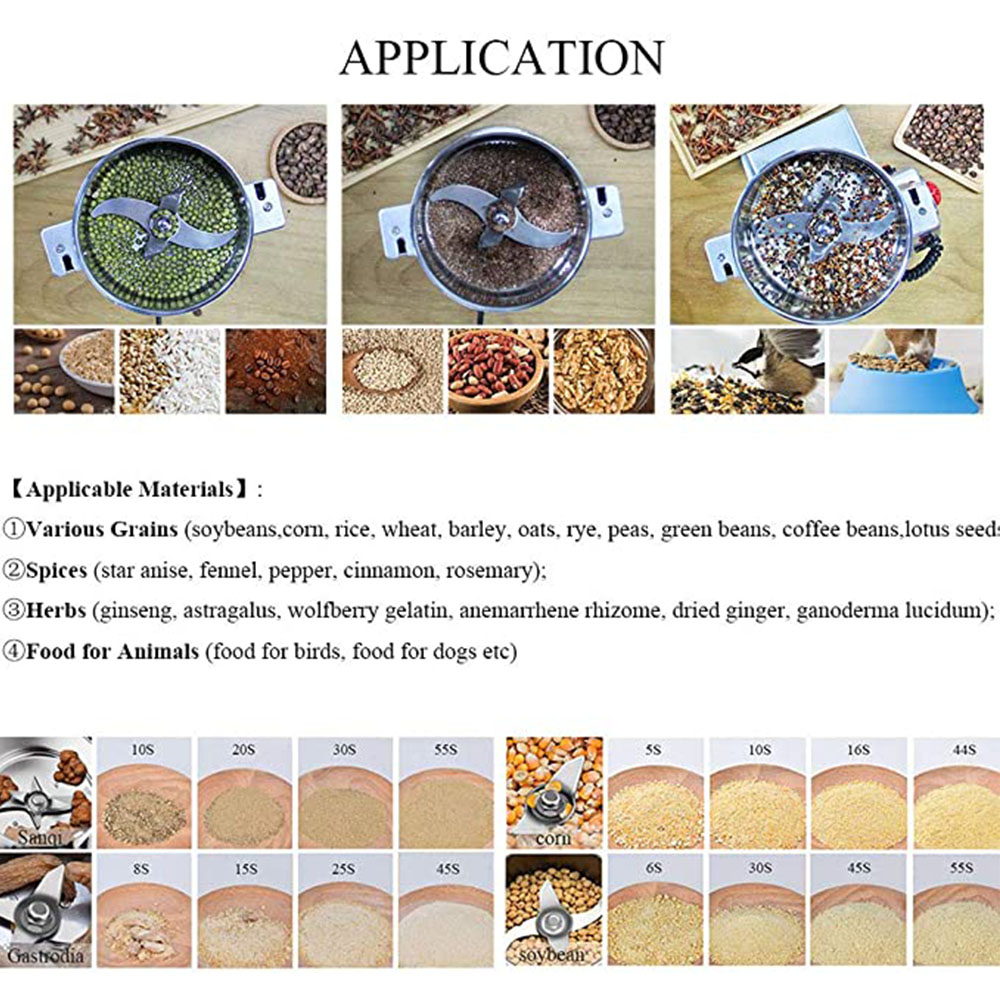 800g/1000g grani spezie Hebals - Dry Grain Grinder Stainless Steel recensione e prezzo