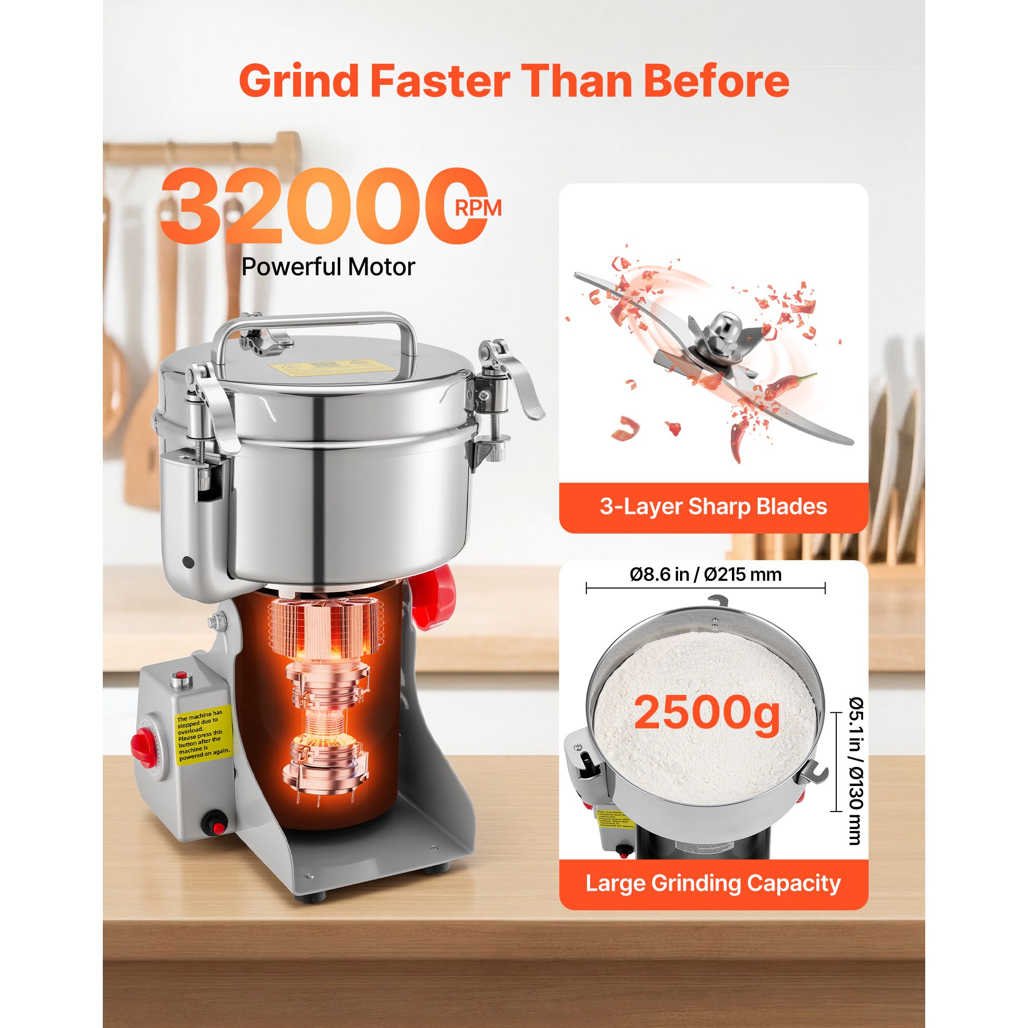 Mulino elettrico per cereali d - Corn Grinder Machine Electric recensione e prezzo