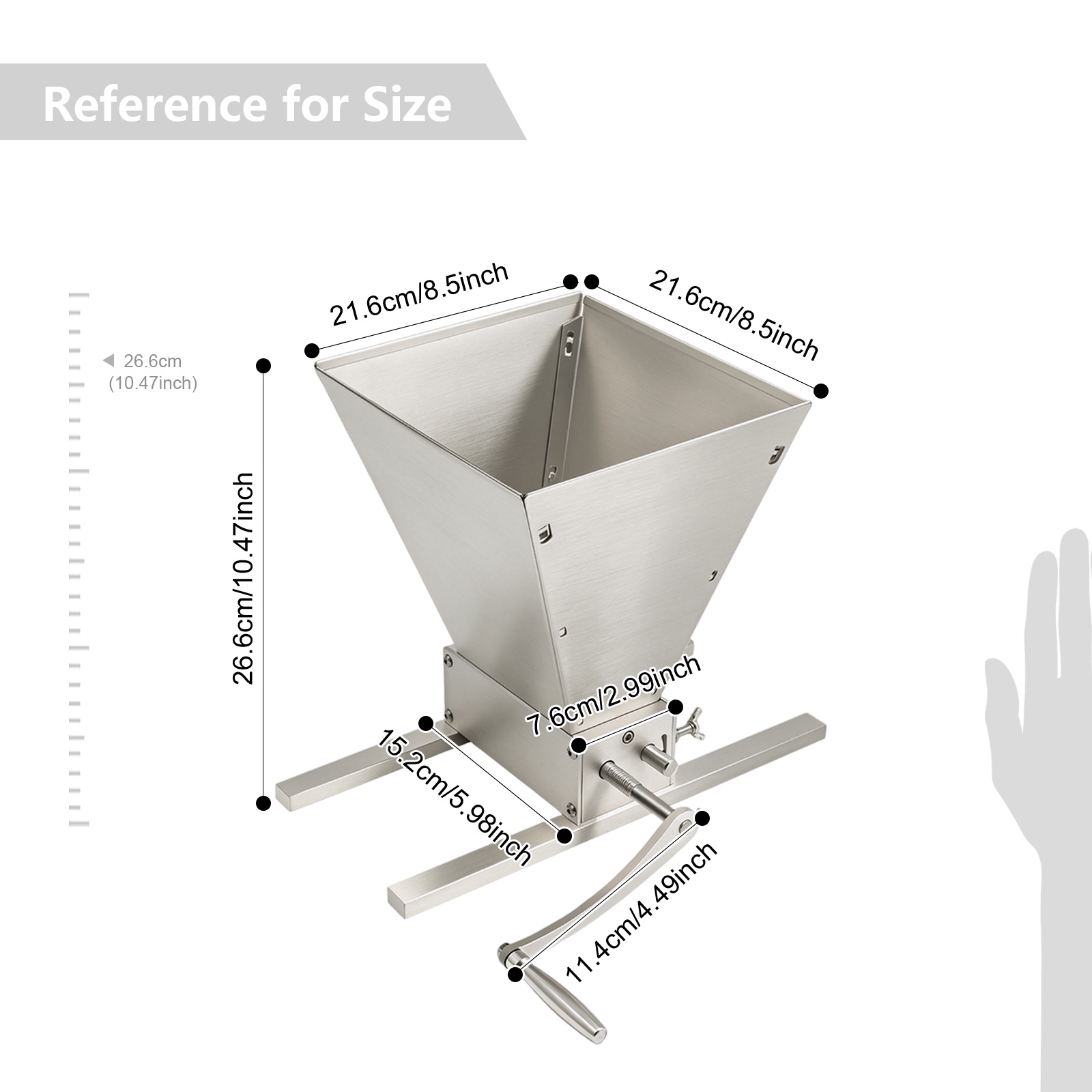 Macinatore di Grano, Mulino pe - Grain Mill Grinder Hand Crank recensione e prezzo