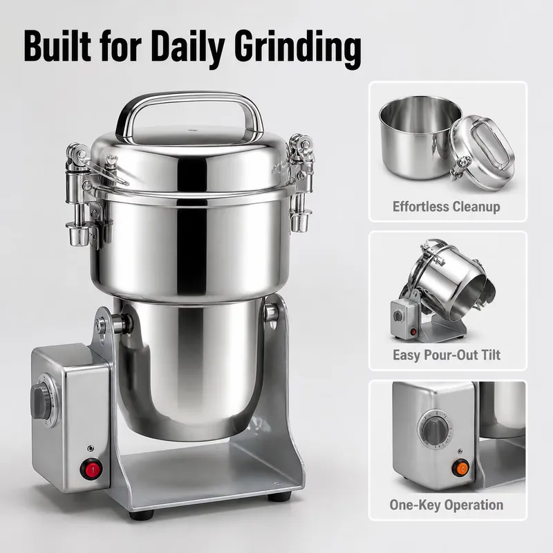 Macinatore Elettrico in Acciai - Ultra Fine Powder Grinder Machine recensione e prezzo