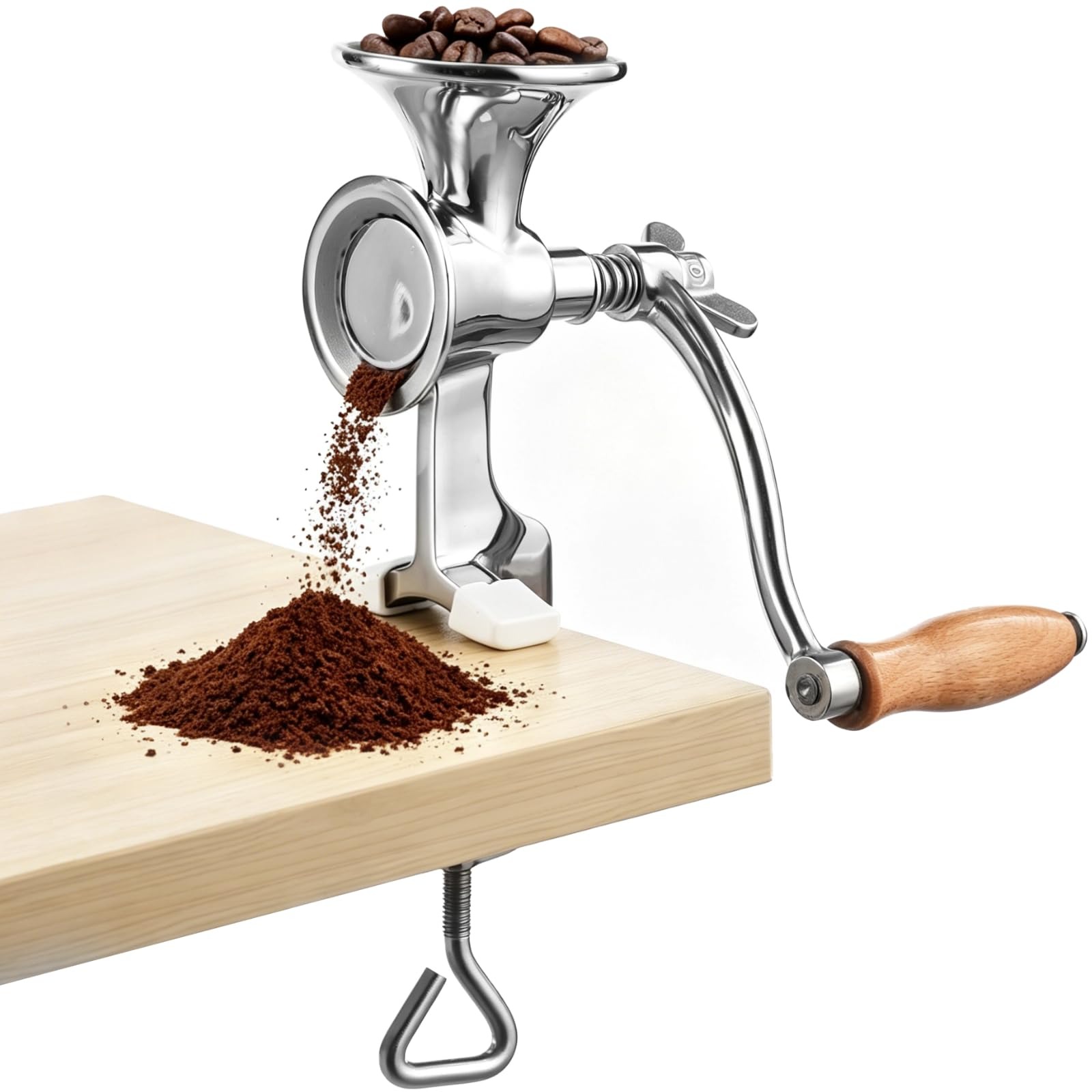 Macinacaffè Manuale in Acciaio - Grain Mill Grinder Hand Crank recensione e prezzo