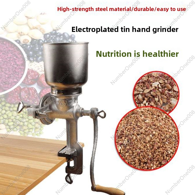 Macinacereali in Ghisa Placcat - Grain Mill Grinder Hand Crank recensione e prezzo