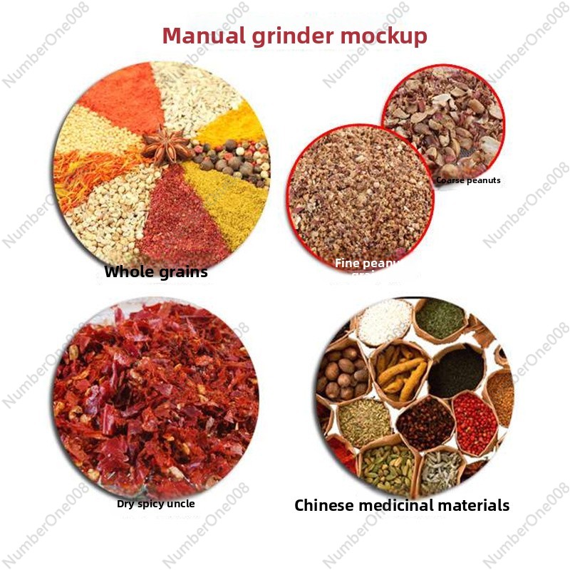 Macinacereali in Ghisa Placcat - Grain Mill Grinder Hand Crank recensione e prezzo